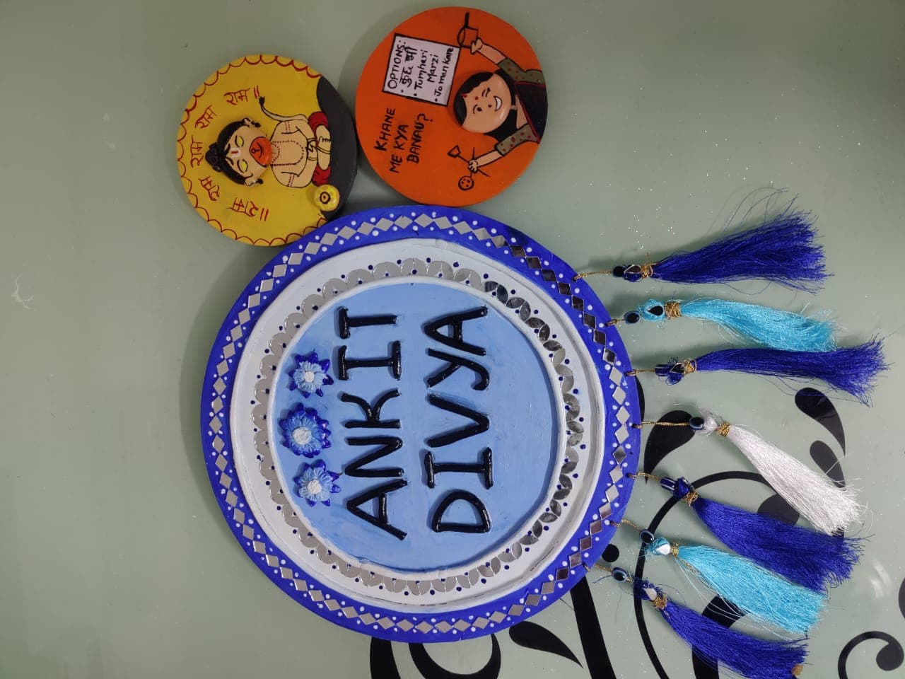 Ankit & Divya — Name Ring