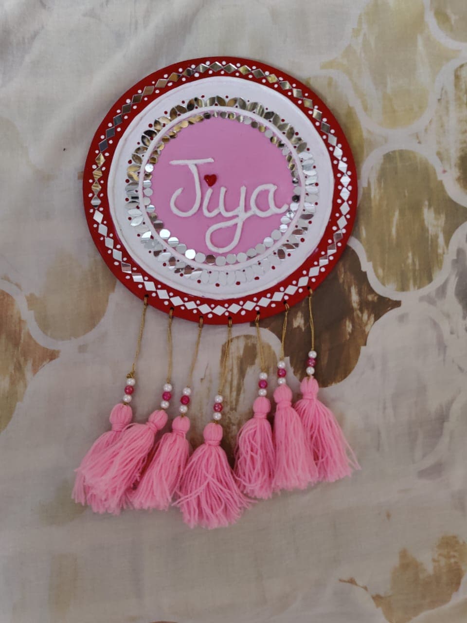 Jiya — Personalized Ring Wall Hanging